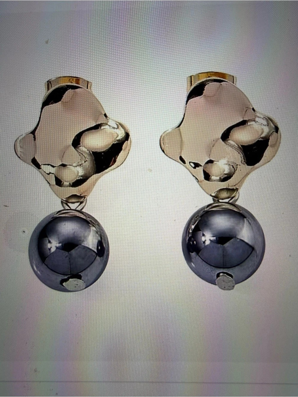 Terahertz Earrings in Goldtone. 10.00 ctw